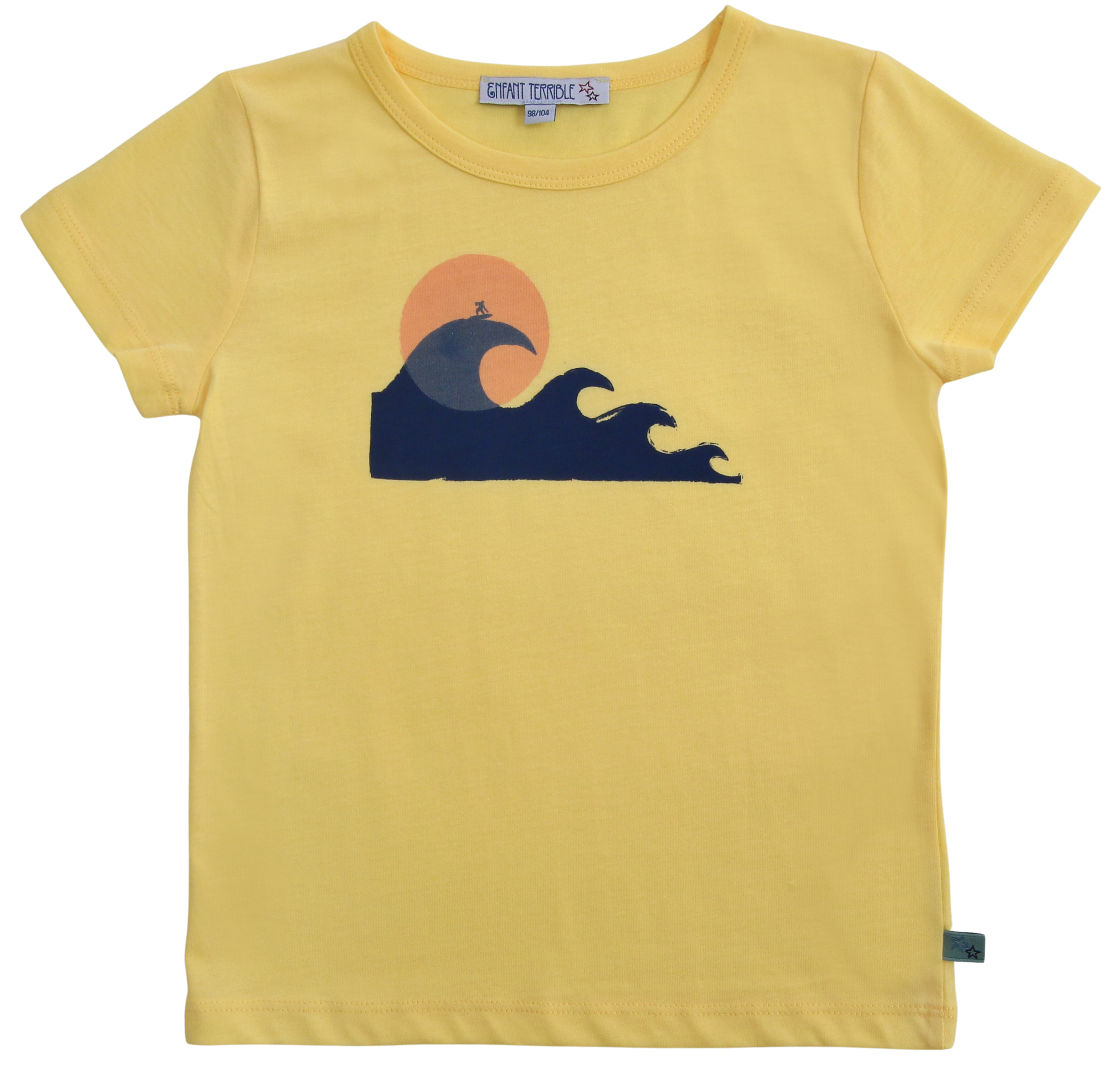 T-Shirt mit Wellenprint