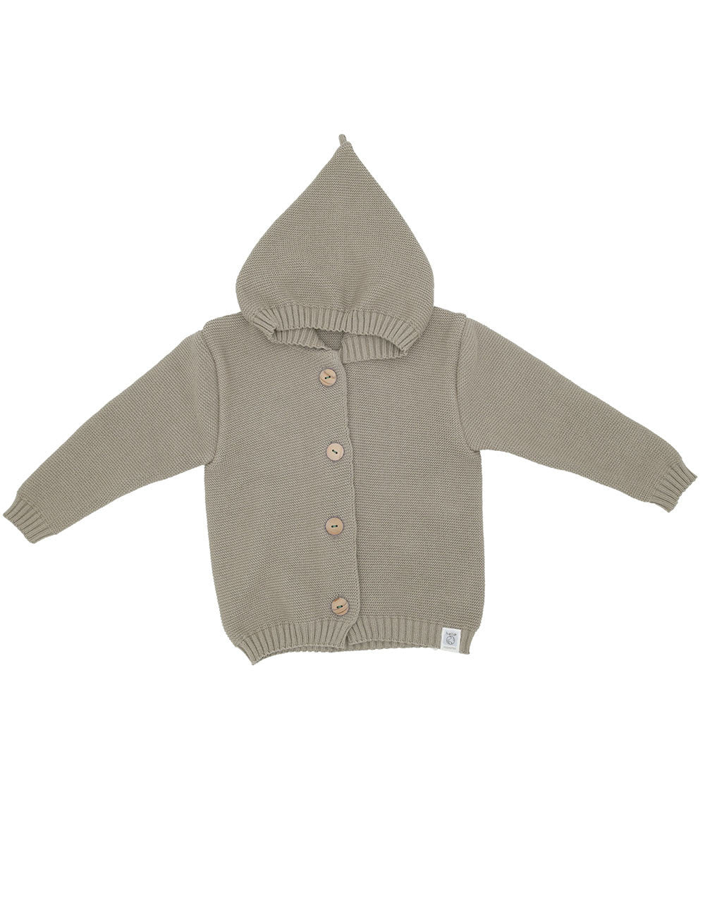 GOTS BABY Strickjacke LL Kapuze