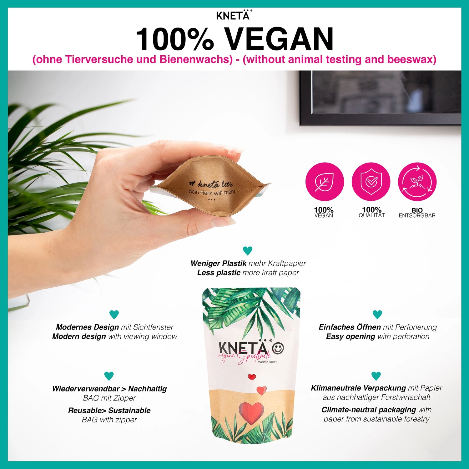 vegane Spielknete "Bags"