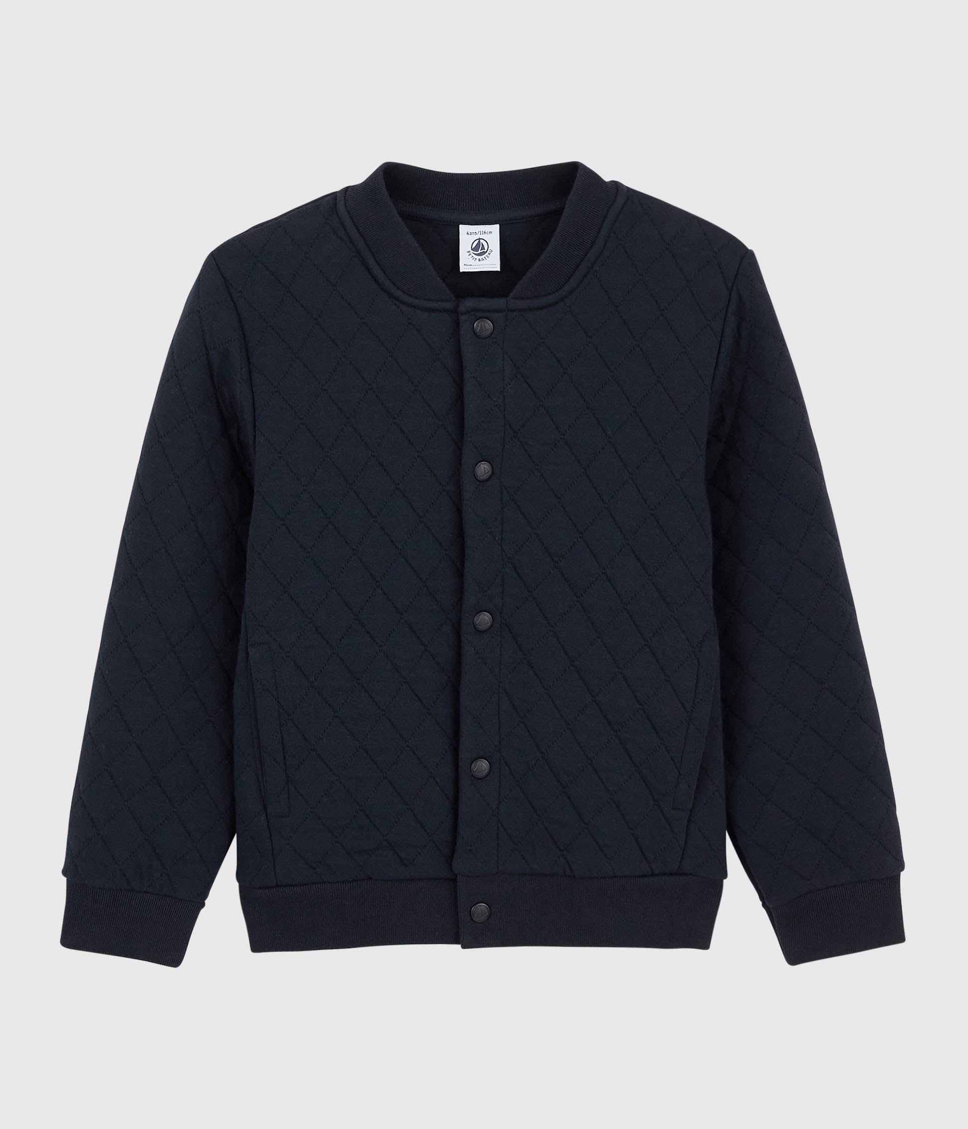 Kinder Cardigan aus gesteppten Doppeljersey