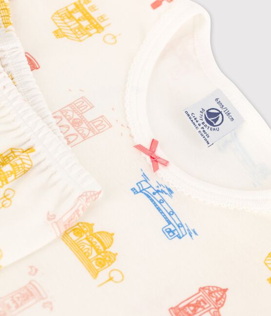 Kurz Pyjama Paris aus Baumwolle