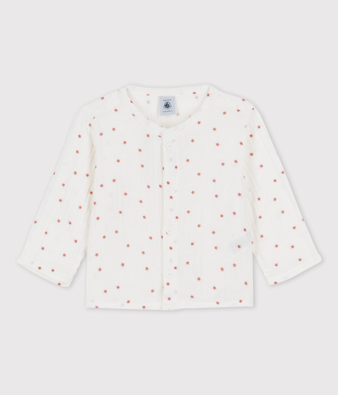 Bluse mit roten Sternchen