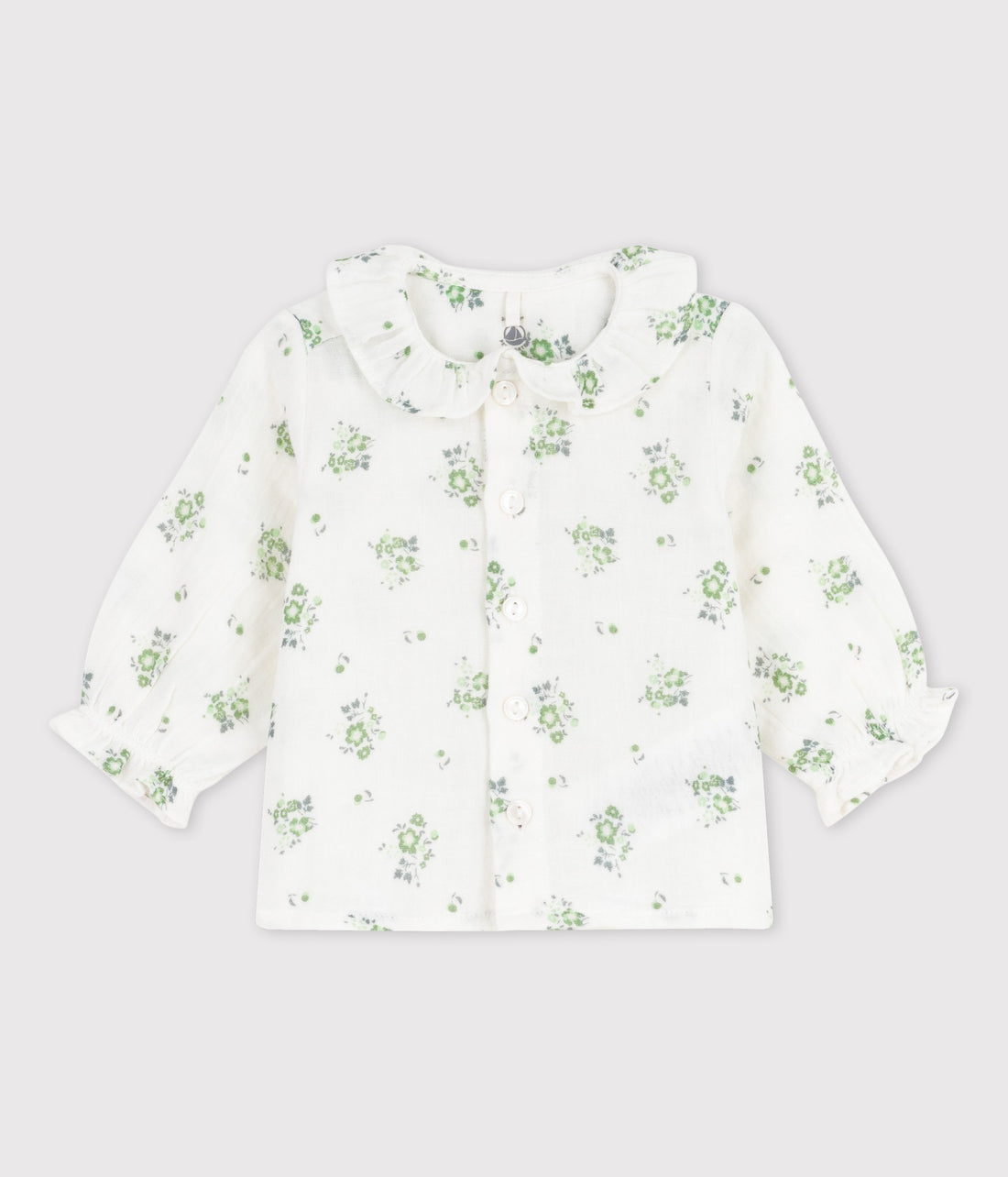 Langärmlige Bluse mit Kragen