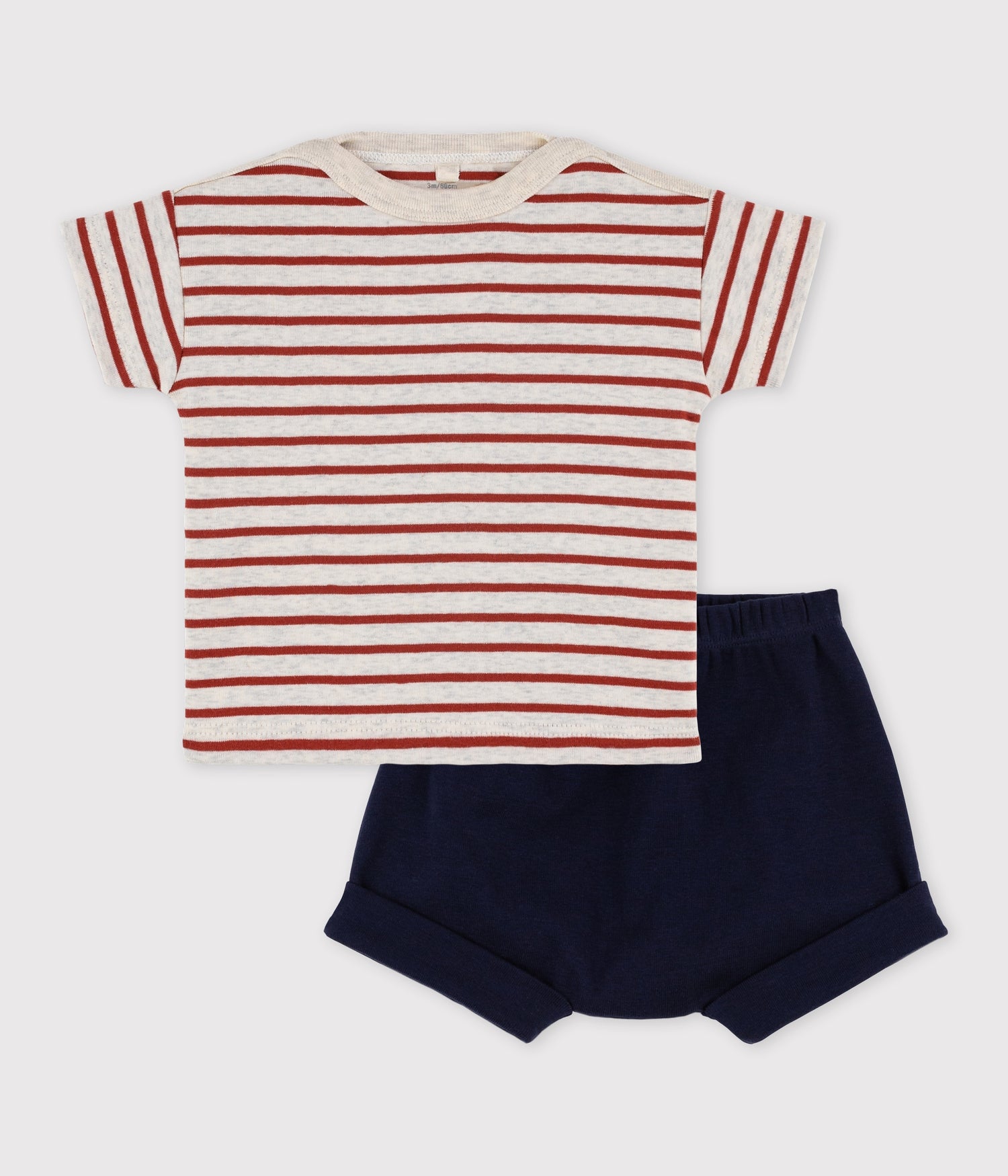 Zweiteiliges Babyset mit Streifenmuster