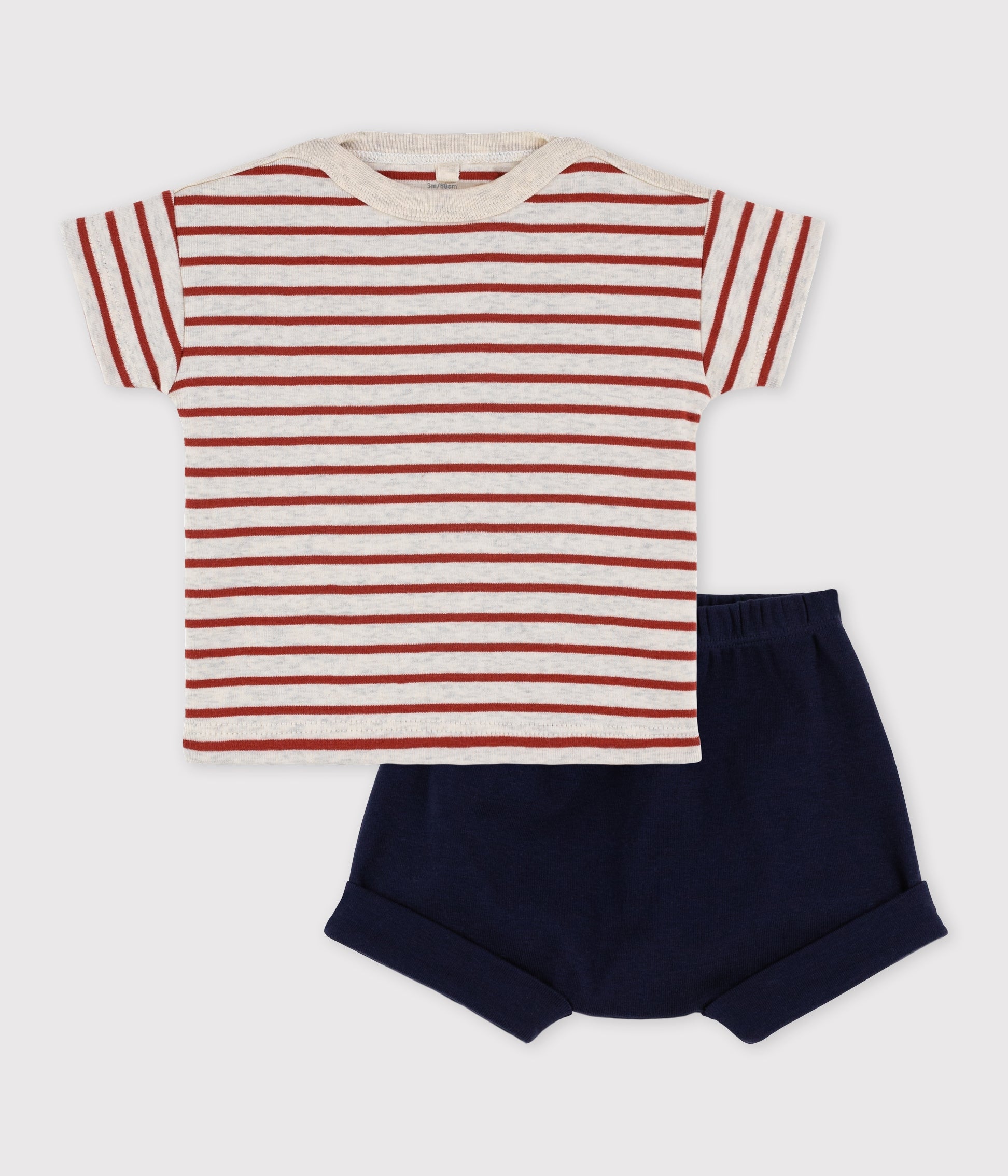 Zweiteiliges Babyset mit Streifenmuster