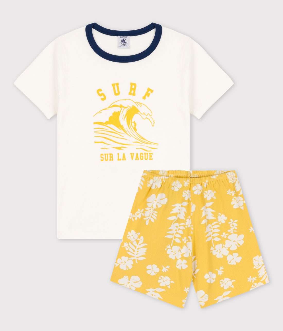 Kurzpyjama aus Baumwolle mit Print