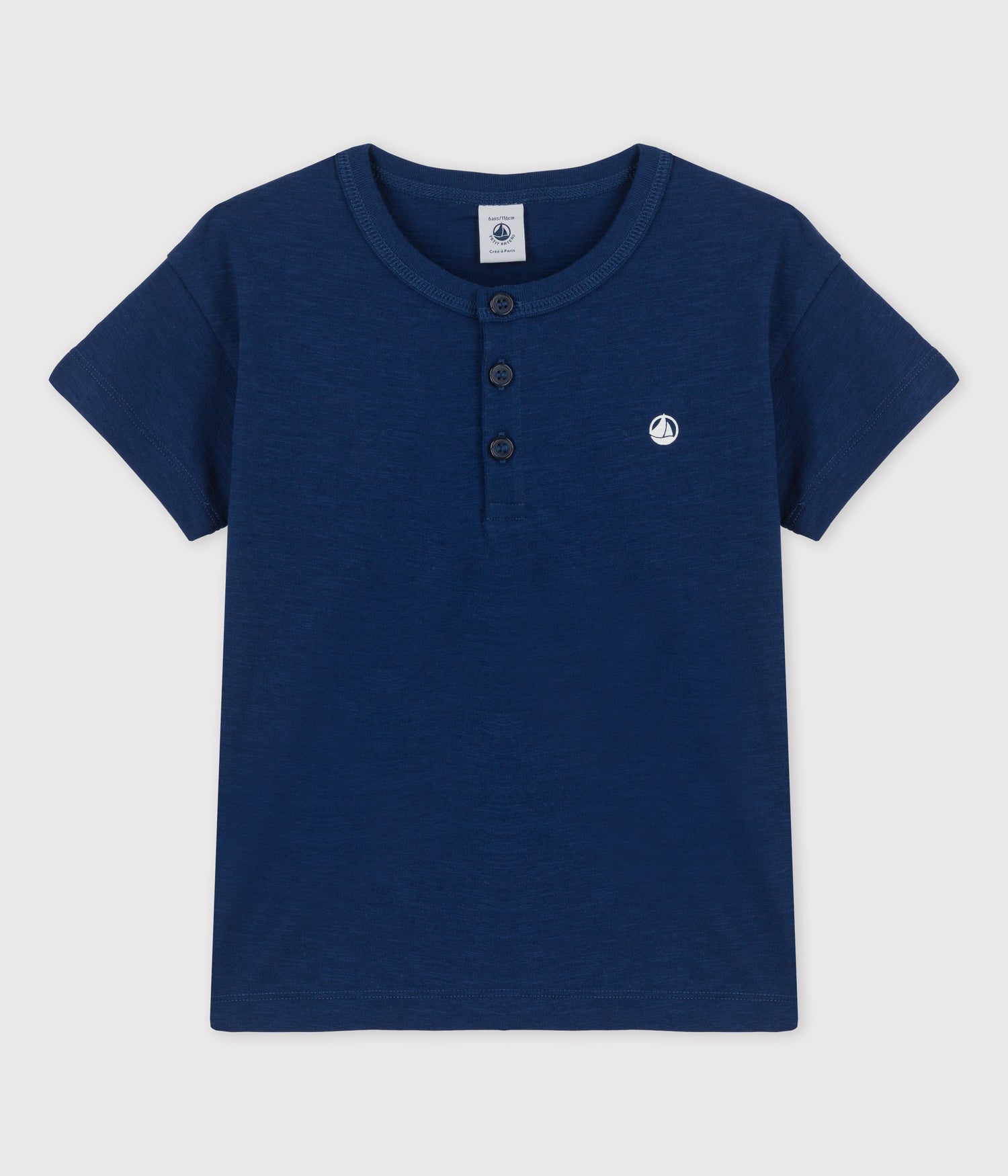 Kurzärmliges Kinder T-Shirt einfarbig