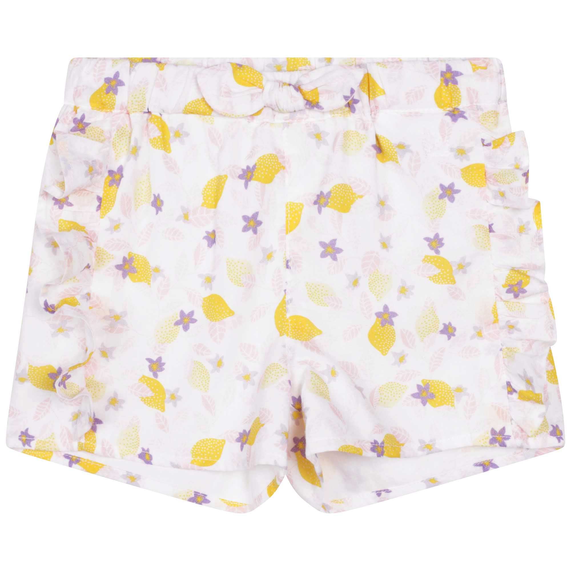 Shorts mit Zitronenmotiv
