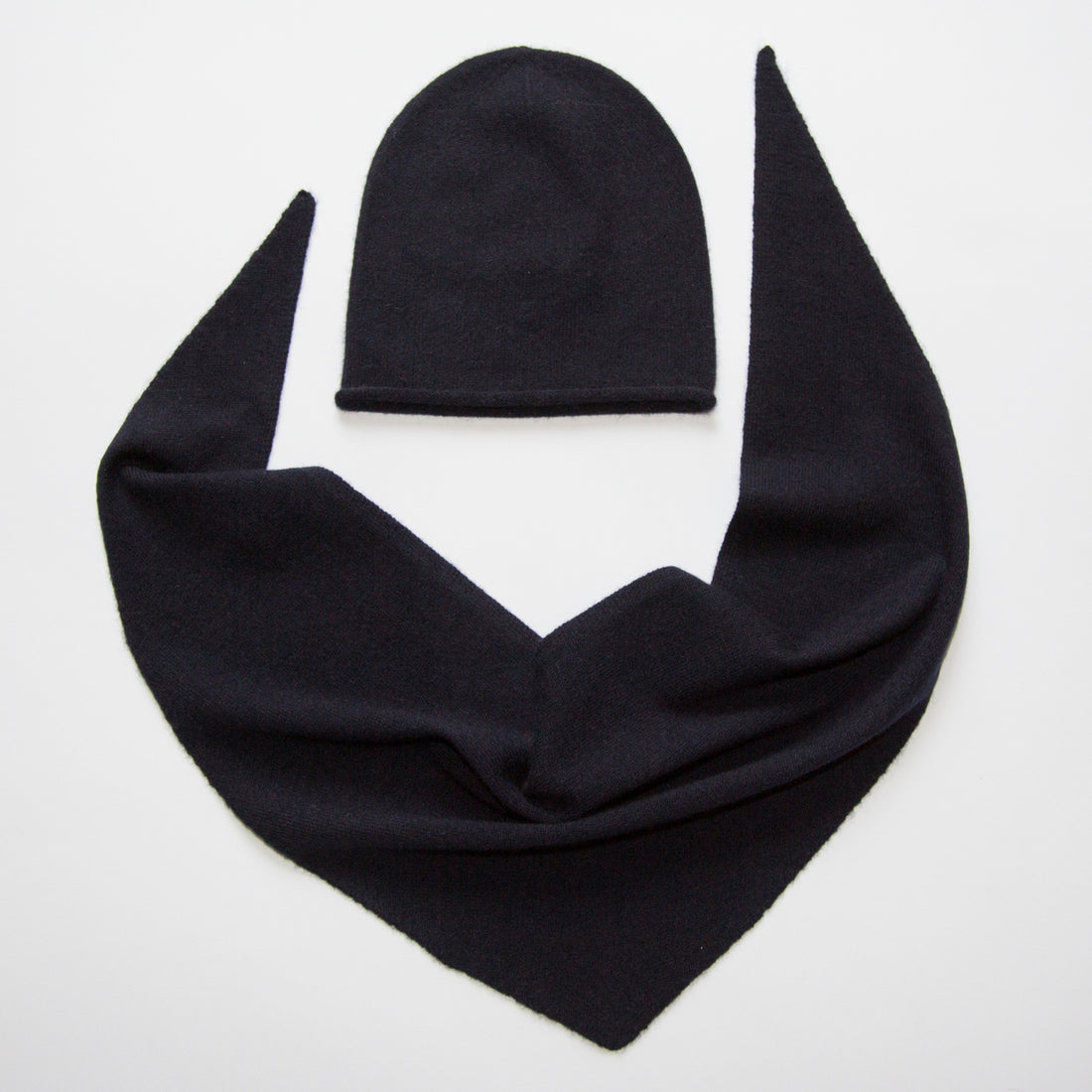 Kinder Kaschmir Mütze “Kim” - dunkelblau