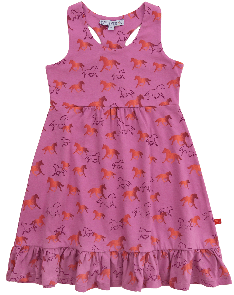 Kleid mit Pferdeapplikation