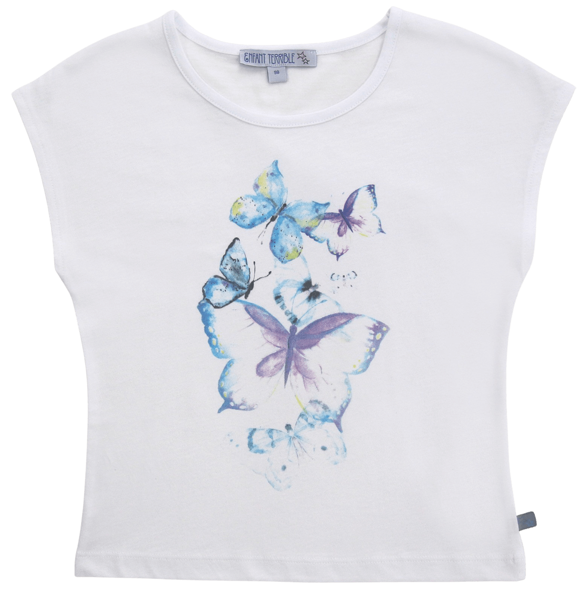 T-Shirt mit Schmetterlingsdruck