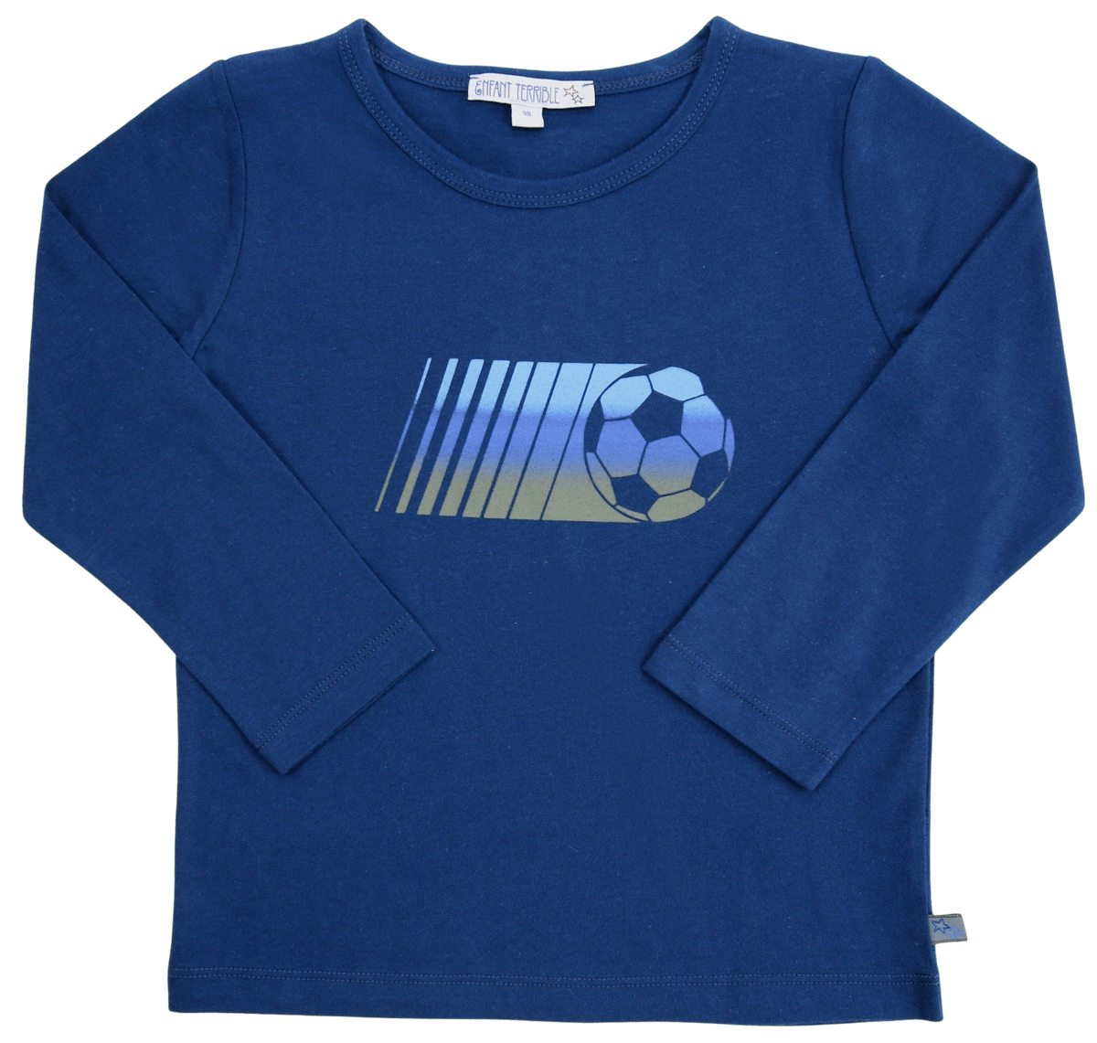 Langarm Shirt mit Fußballdruck