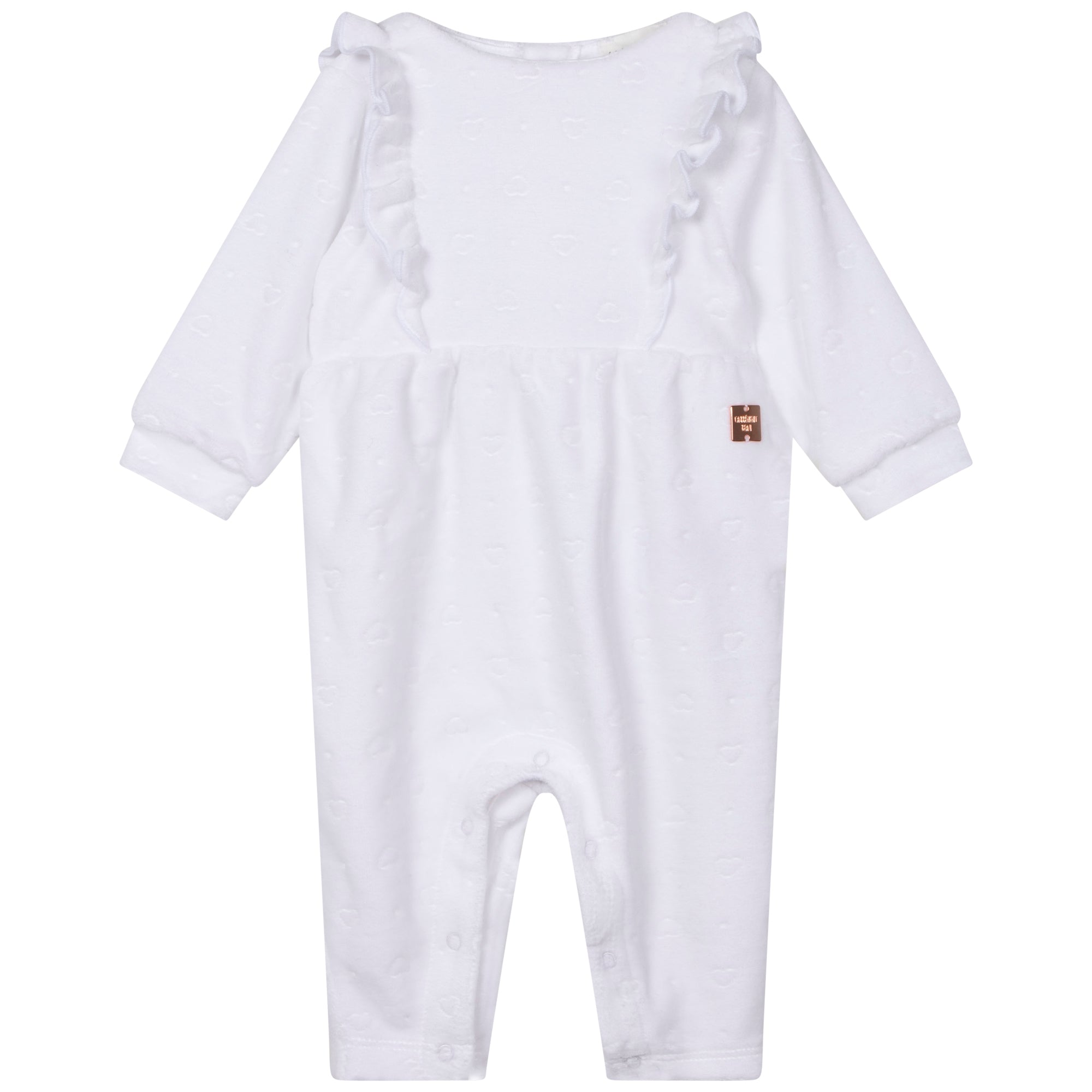 Strampler mit Volant