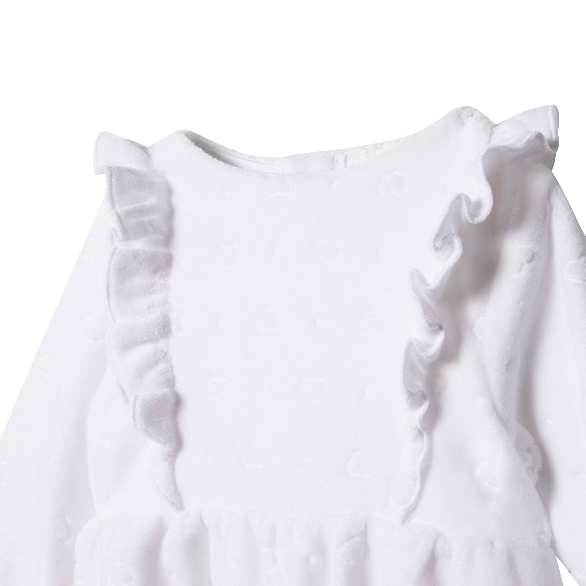 Strampler mit Volant