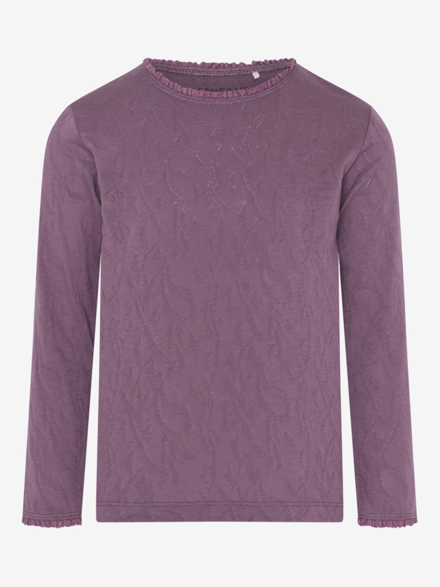 Langarmshirt Jacquard