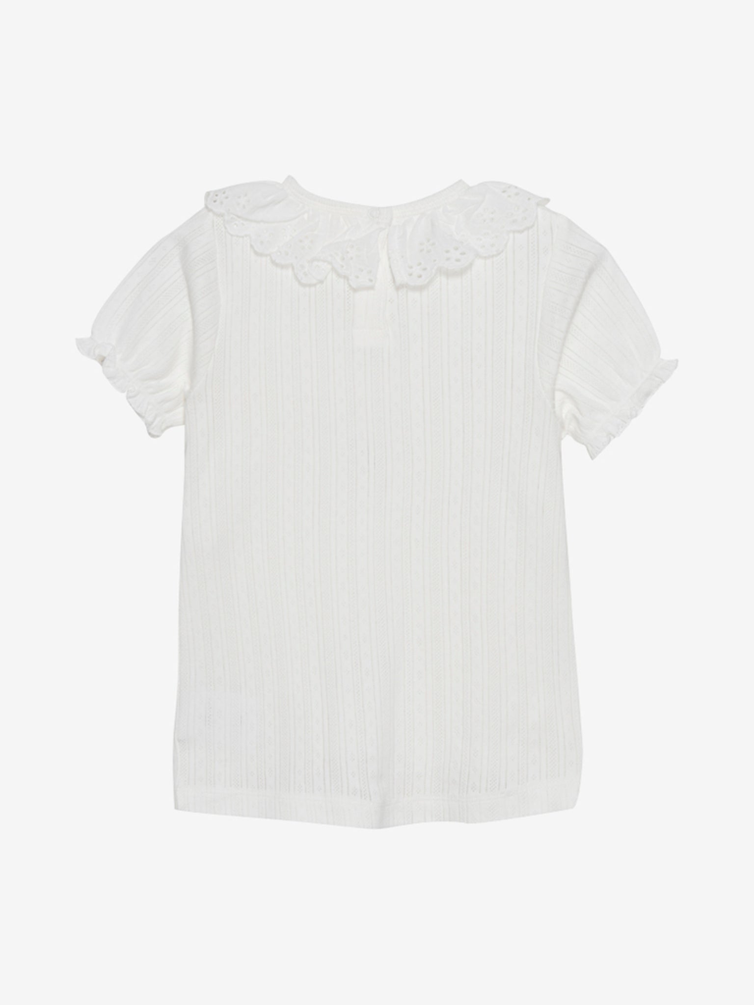 Kinder Blouse SS Pointelle