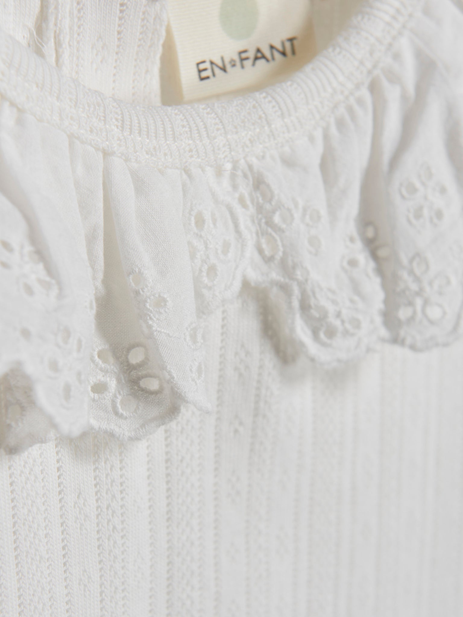 Kinder Blouse SS Pointelle