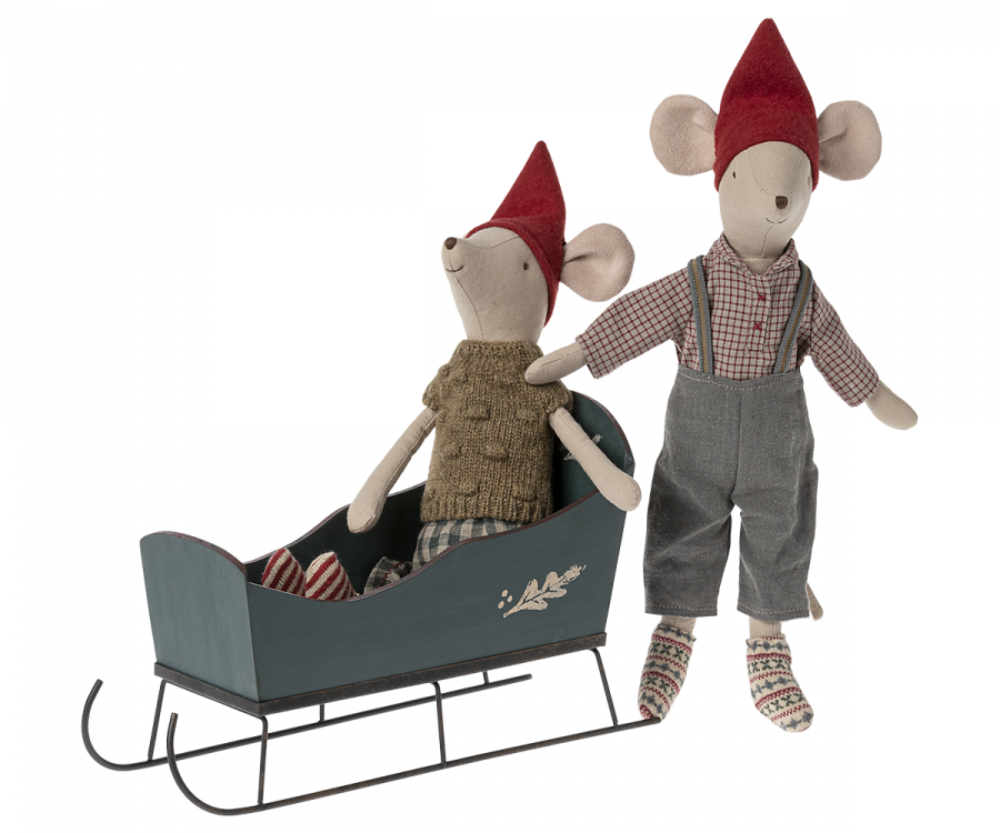 Maus Schlitten, Medium