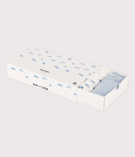 5er Set langärmlige Baby-Bodys