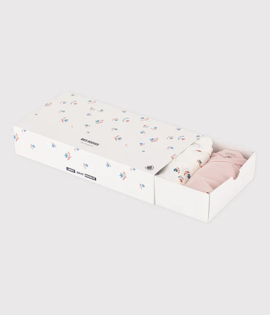 5er Set langärmlige Baby-Bodys
