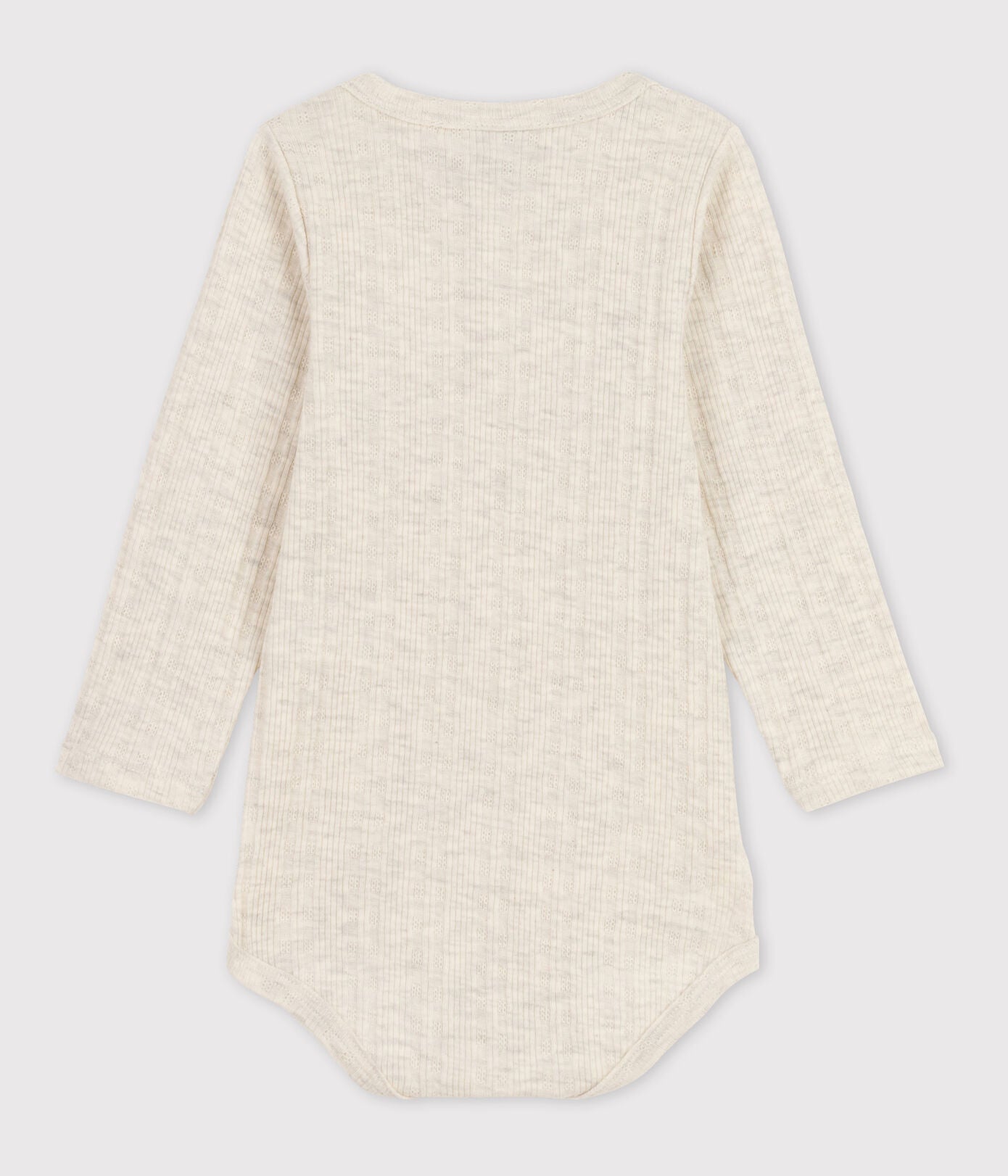 Langärmliger Baby-Body mit Tunikaausschnitt