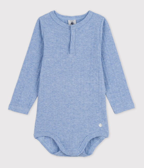 Langärmliger Baby-Body mit Tunikaausschnitt