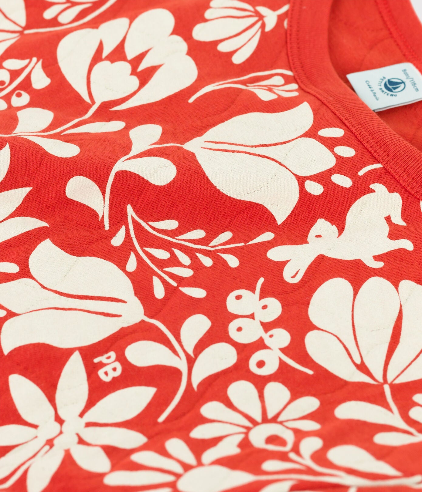 Bedrucktes Kinder Sweatshirt aus gestepptem Doppeljersey