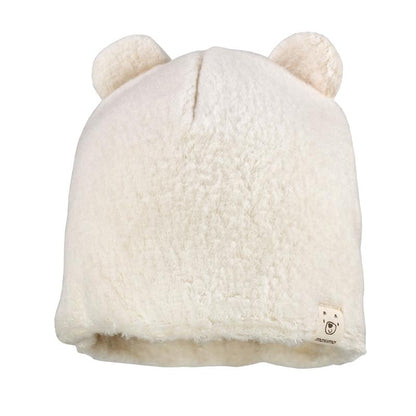 GOTS BABY-Mütze, Teddy kleine Öhrchen