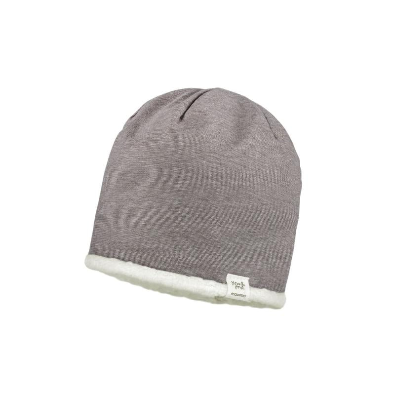 GOTS Mini Wende-Beanie, Sherpa Look