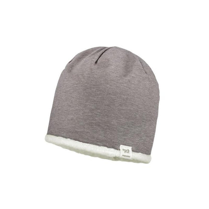 GOTS Mini Wende-Beanie, Sherpa Look