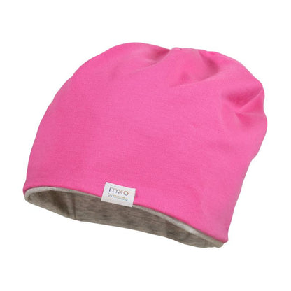 GOTS Kids Beanie mit UV-Schutz 50, sun pink