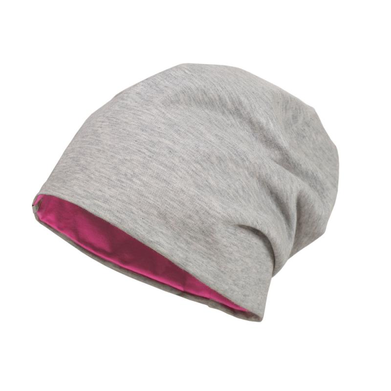 GOTS Kids Beanie mit UV-Schutz 50, sun pink