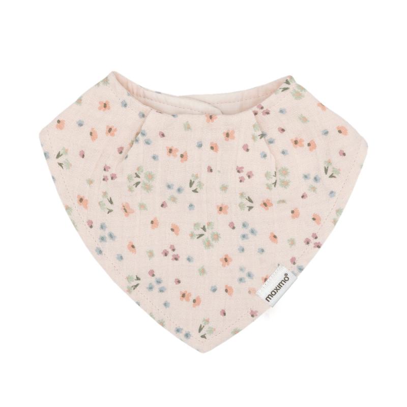 GOTS BABY-Tuch, Musselinstoff, blassrosa