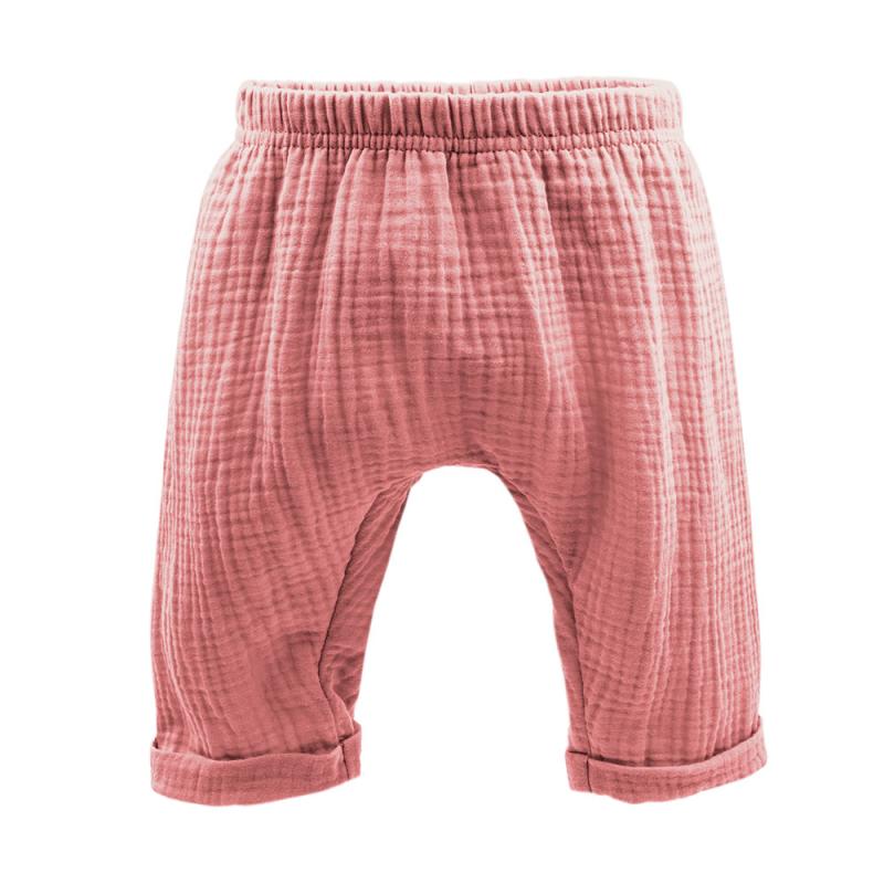 GOTS BABY Krempelhose, altrosa