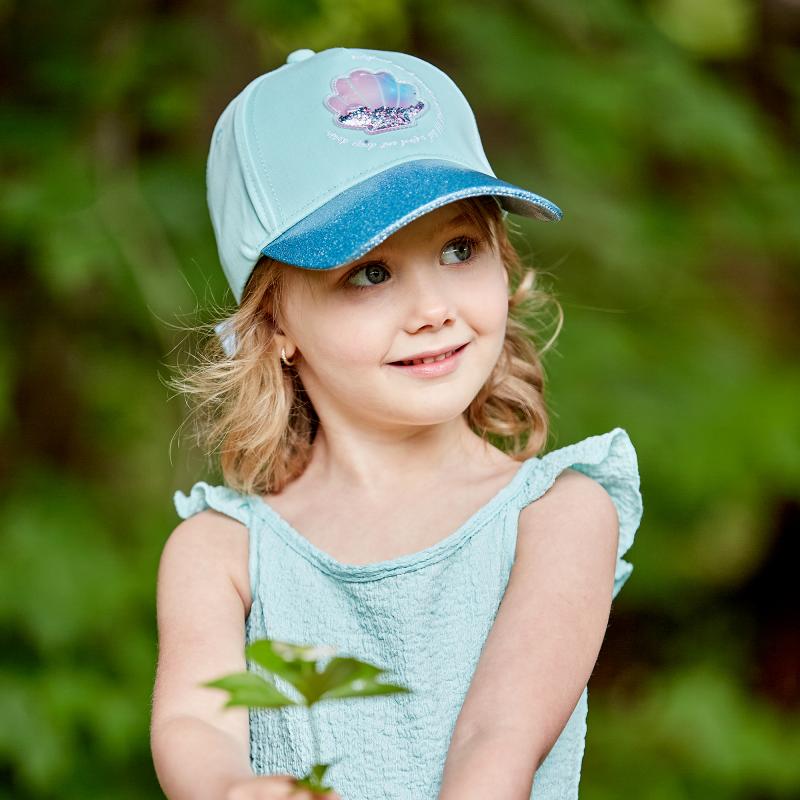 KIDS Cap Muschel interactive patch mit Klettverschluß