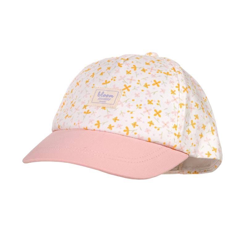 BABY Cap small flowers Klettverschluß
