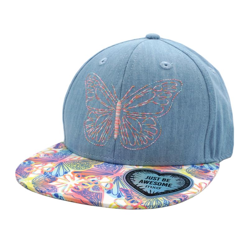 KIDS Cap Schmetterling mit snap-back Verschluß