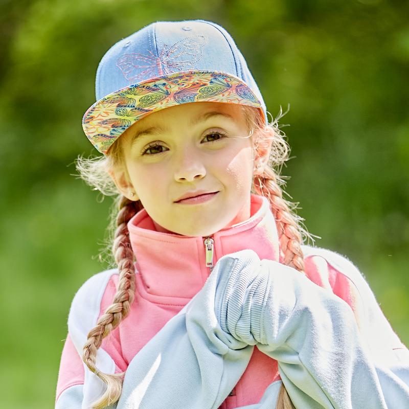 KIDS Cap Schmetterling mit snap-back Verschluß
