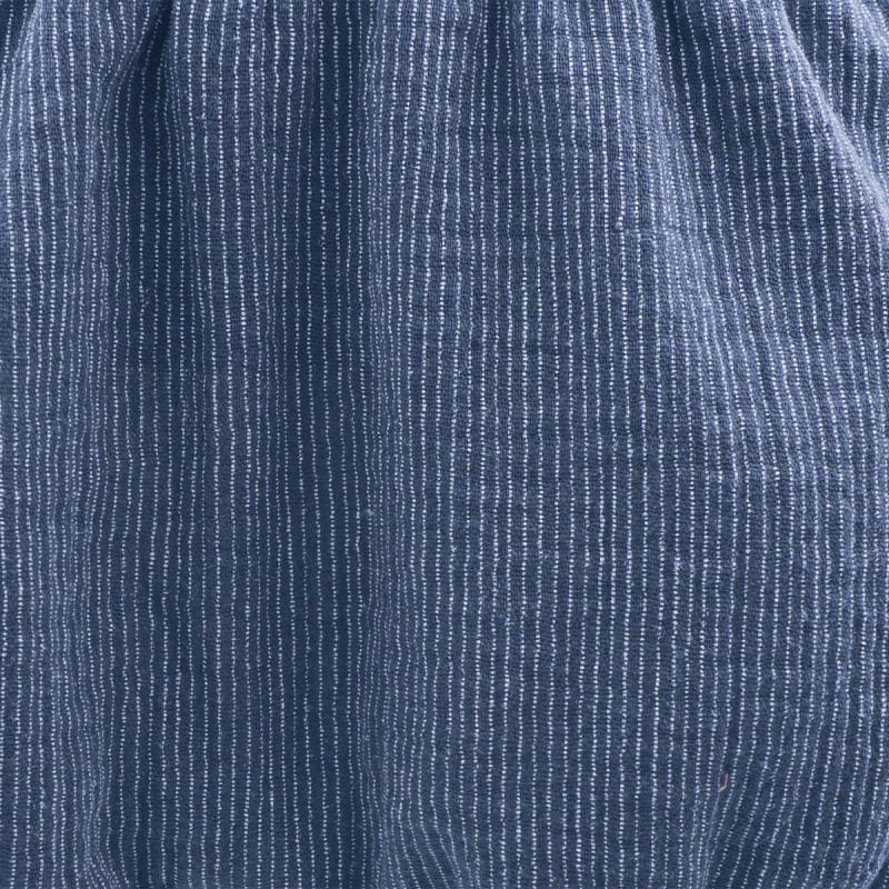 GOTS BABY Hemd, 3/4 Arm Musselinstoff, altindigo