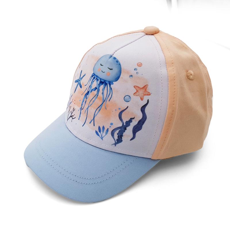 MINI GIRL-Cap Qualle Klettverschluß