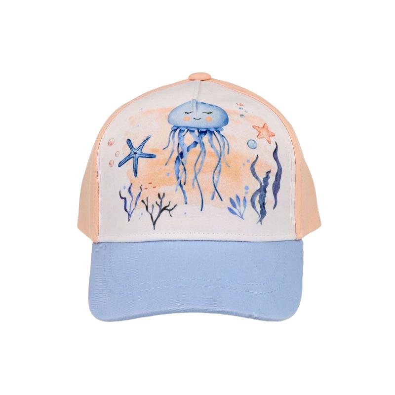 MINI GIRL-Cap Qualle Klettverschluß