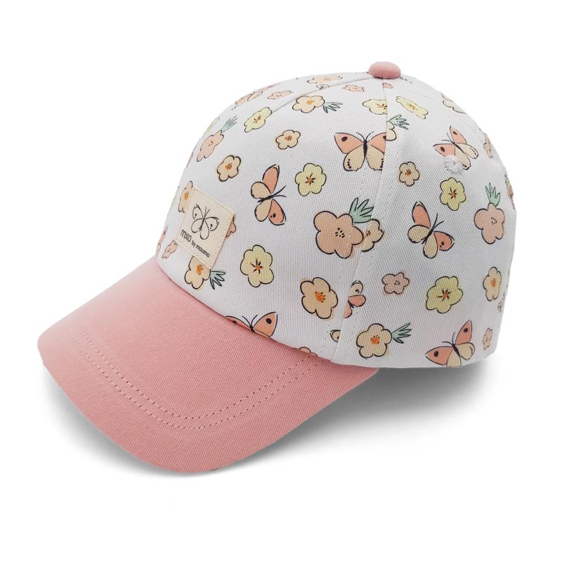 MINI GIRL-Cap Schmetterlinge mit Klettverschluß
