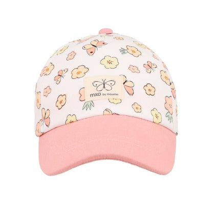 MINI GIRL-Cap Schmetterlinge mit Klettverschluß