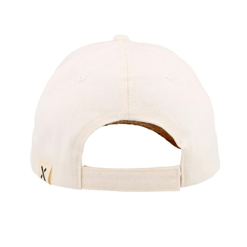 KIDS-Cap Waschoptik mit Korkschild und Klettverschluß, wollweiß