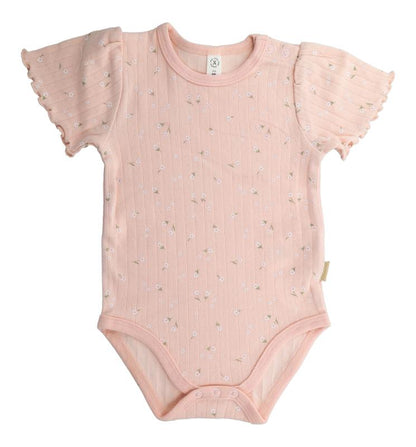 BABY-Body, AOP Blumen Schulterverschluss