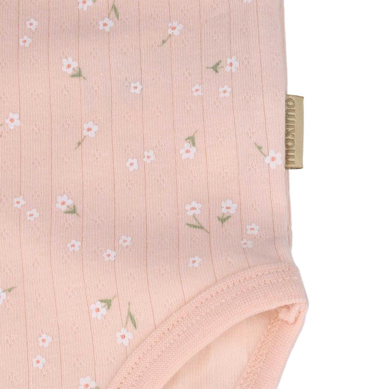 BABY-Body, AOP Blumen Schulterverschluss