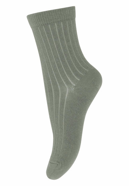 gerippte Wollsocken