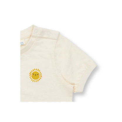 Baby T-Shirt mit Sonne, Modell TAMO