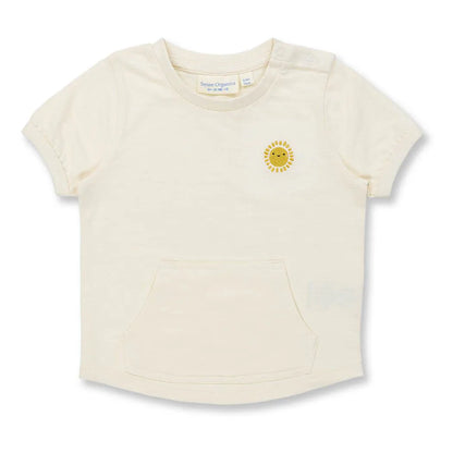 Baby T-Shirt mit Sonne, Modell TAMO