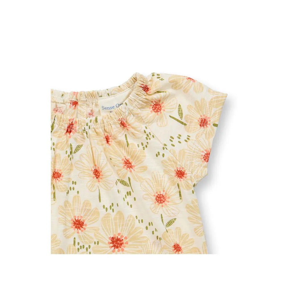 Baby Spielanzug mit Blumen, Modell LUA